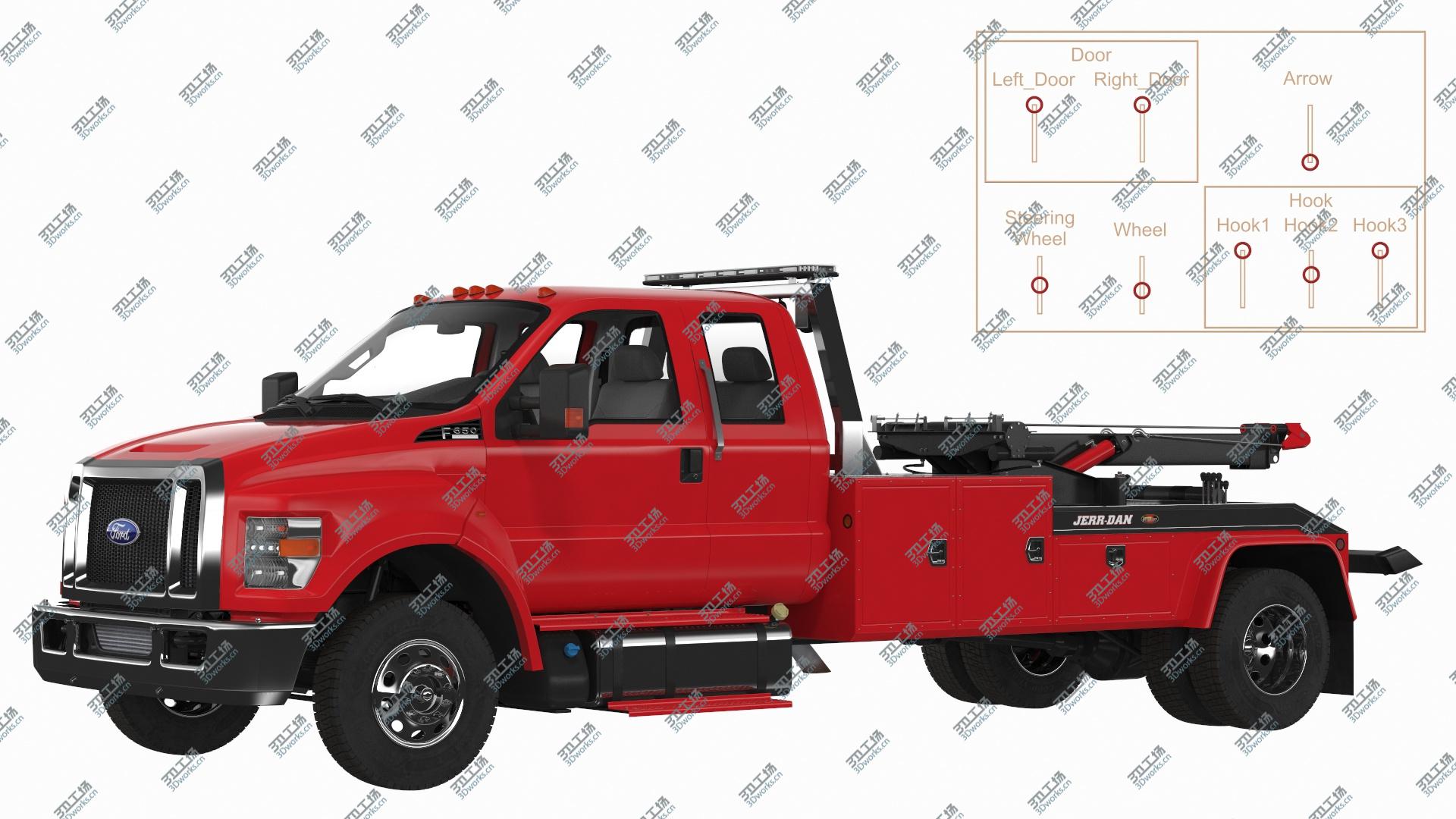 images/goods_img/20210319/Ford F650 Supercab with Jerr-Dan HPL60 Wrecker 2019 Rigged 3D/3.jpg